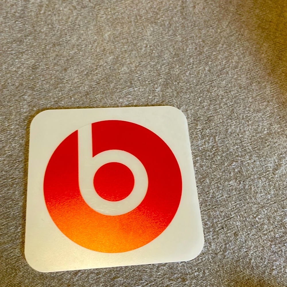 Authentic Beats By Dre Sticker